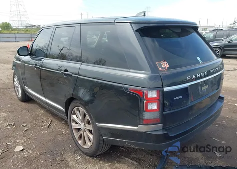 2017 Land Rover Range Rover 3.0L V6 Supercharged Hse из США, поврежденный, VIN SALGS2FV3HA377654